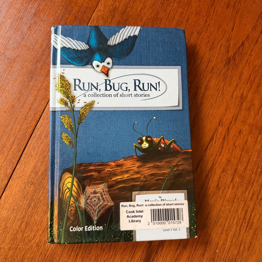 All About Reading Run Bug Run Level 1 Vol 1 Color Edition Hardcover Phonics Book